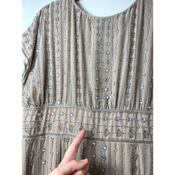 NWT MAC DUGGAL DRESS 14 MOTHER OF THE BRIDE FORMAL EVENING WEDDING GUEST - Picture 16 of 16